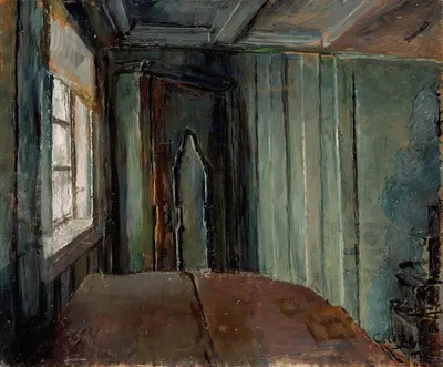 The green Room by Кристиан Крох, 1920 — digital art print download