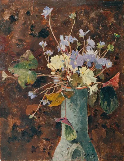 Frühlingsblüten by Эдуард Зетше, 1912 — digital art print download
