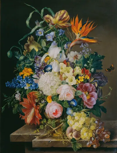 Blumenstück by Франц Ксавер Петтер, 1831 — digital art print download