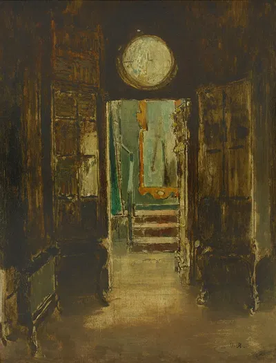 L'Escalier du look-out à Hauteville House by Жорж Юго — digital art print download