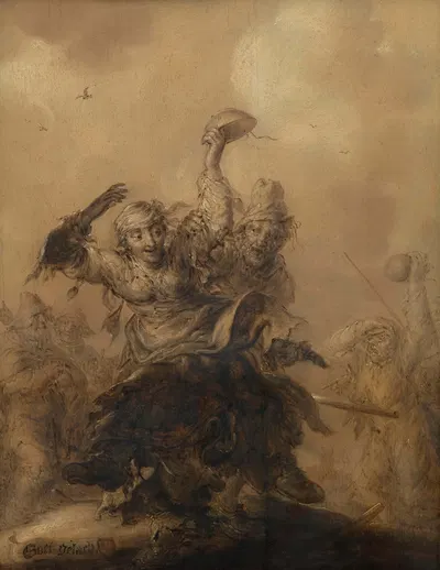 Good laugh by Адриан ван де Венне, 1604-1662 — digital art print download
