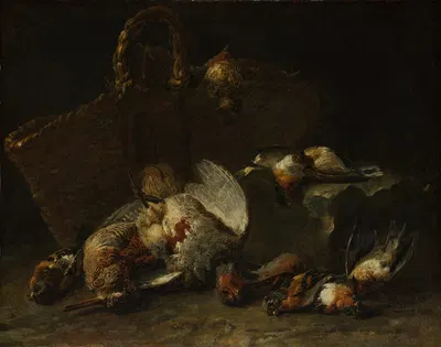 A Basket and Birds by Ян Фит — digital art print download