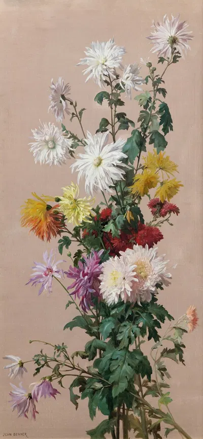 Still life with flowers. by Жан Беннер — digital art print download