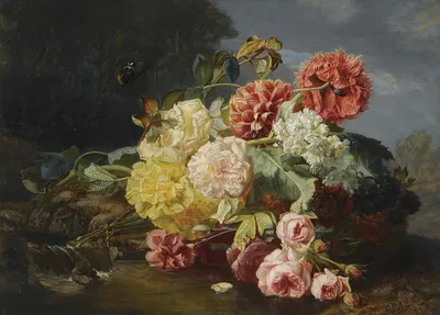 Flower still life by Jean-Baptiste Robie — digital art print download