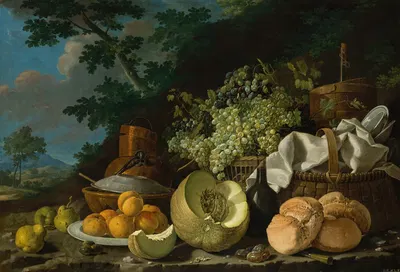 The Afternoon Meal (La Merienda) by Luis Meléndez — digital art print download