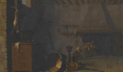Kitchen with Hare by Себастьен Бурдон — digital art print download