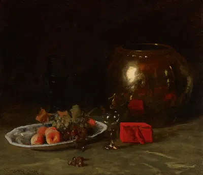 The Big Brass Bowl by Уильям Мерритт Чейз, 1899 — digital art print download