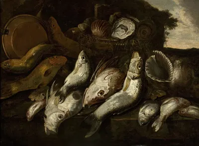 Fish by Авраам ван Бейерен — digital art print download