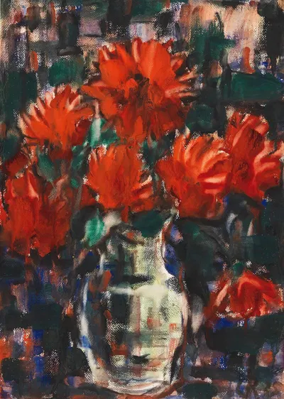 Dahlien by Кристиан Рольфс, 1925 — digital art print download