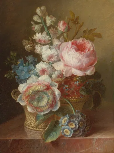 Still Life With Flowers by Cornelis van Spaendonck — digital art print download