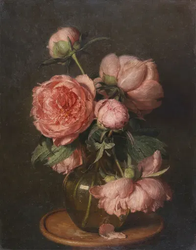 Pfingstrosen by Eduard von Grützner, 1902 — digital art print download