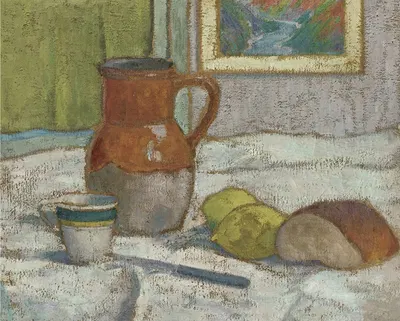 Nature Morte Au Pichet Et À La Tasse by Emile Bernard — digital art print download