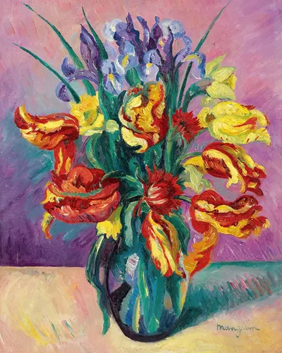 Tulipes Perroquet by Henri Manguin, 1916 — digital art print download