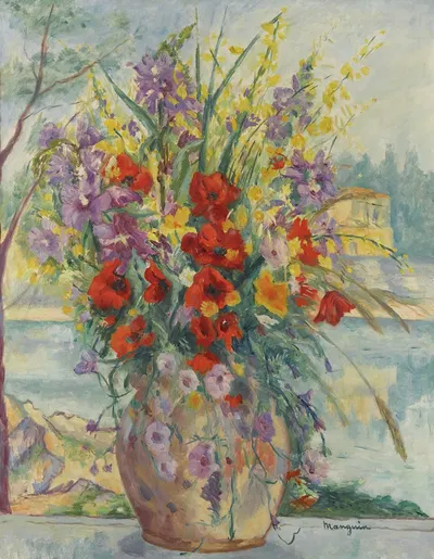 Fleurs Des Champs by Henri Manguin, 1940 — digital art print download