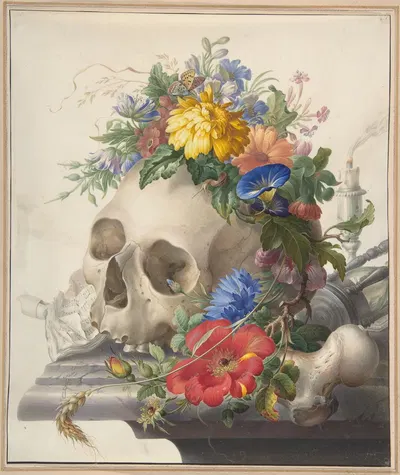 Vanitas Still Life by Herman Henstenburgh — digital art print download