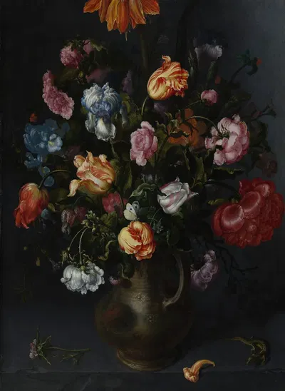 A Vase with Flowers by Jacob Vosmaer, 1613 — digital art print download