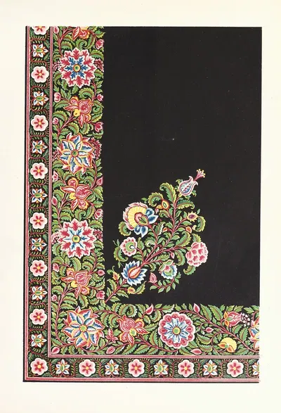 Индийский вышитый атласный фартук by Джон Чарльз Робинсон, 1858 — digital art print download