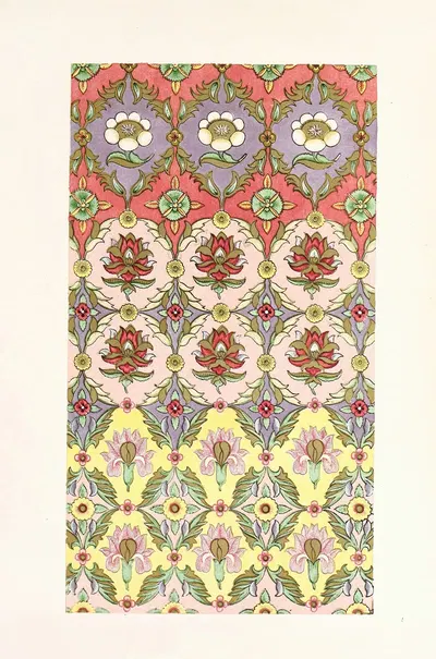 Персидские дизайны для текстильных тканей… by Джон Чарльз Робинсон, 1858 — digital art print download