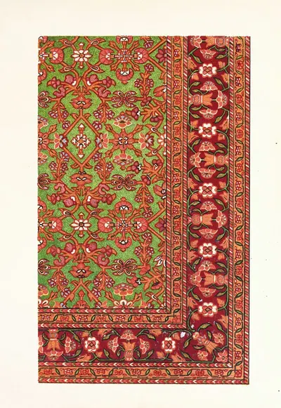 Шелковый ковер. Современный индийский by Джон Чарльз Робинсон, 1858 — digital art print download