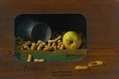 Peanuts–Fresh Roasted, Well Toasted by John Frederick Peto, 1904 — digital art print download