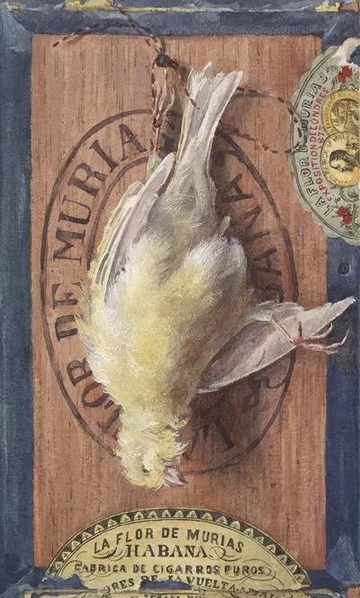 Trompe L’Oeil; Yellow Canary by Джон Хаберли, 1883 — digital art print download