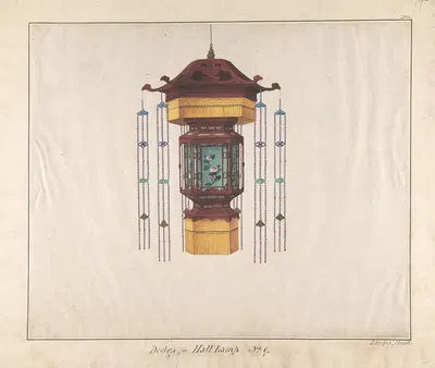 Design for Hall Lamp No.9 by Лам Куа — digital art print download