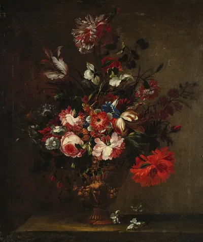 Still Life With Flowers by Nicolas Baudesson — digital art print download