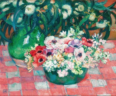 Anémones Et Eucalyptus by Theo van Rysselberghe — digital art print download