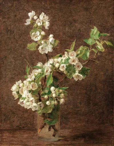 Apple tree flowers by Victoria Fantin-Latour — digital art print download