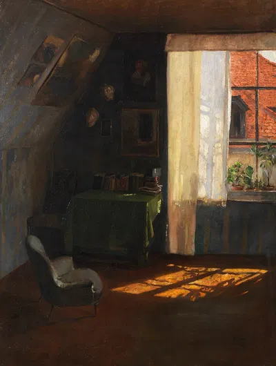 Im Atelier by Вильгельм Рёгге — digital art print download