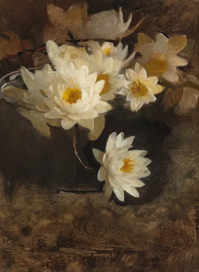 Water Lilies by Abbott Handerson Thayer — digital art print download