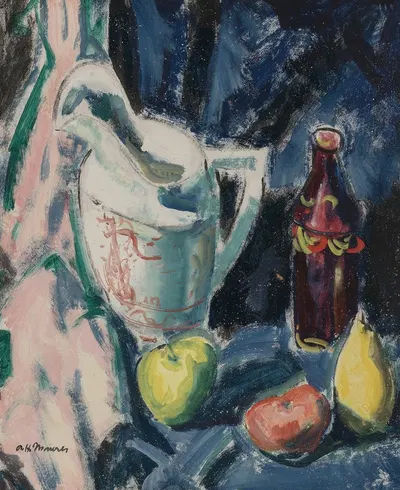 Still Life with Pitcher and Fruit by Alfred Henry Maurer — digital art print download