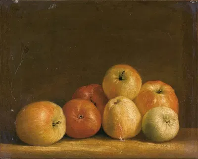 Still life of apples by Континентальная школа — digital art print download