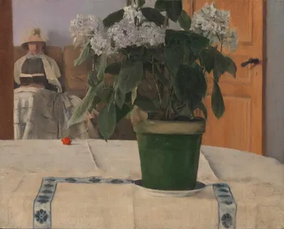 Hortensia by Fernand Khnopff, 1884 — digital art print download