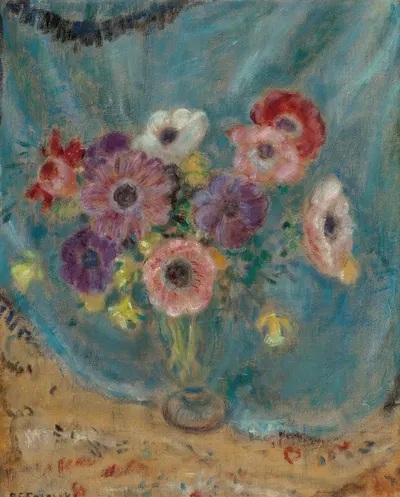 Floral Still Life by Фредерик Карл Фризеке — digital art print download