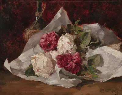 Bouquet of Roses by Росс Стерлинг Тёрнер, 1879 — digital art print download