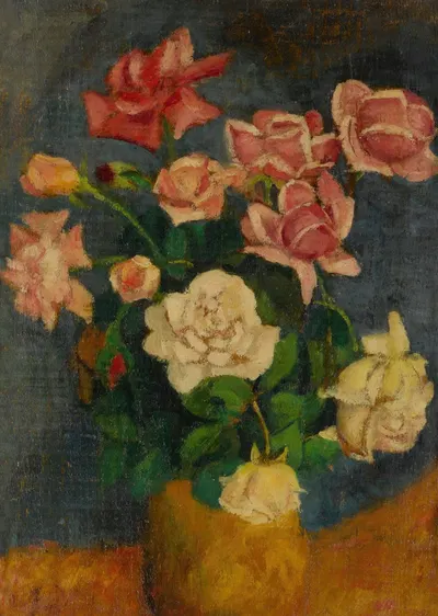 Vase de roses by Аристида Маййоль — digital art print download