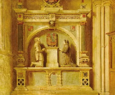 The Hall, At Haddon Hall by John Faed, 1866 — digital art print download