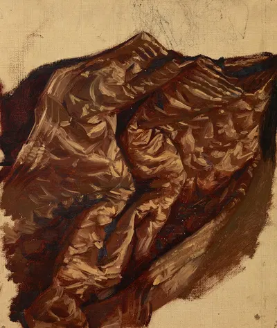 Study of a Brocade Hanging by Юзеф Симмлер — digital art print download