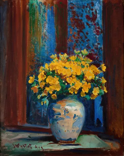 Marsh Marigolds by Леон Вычулковский, 1909 — digital art print download