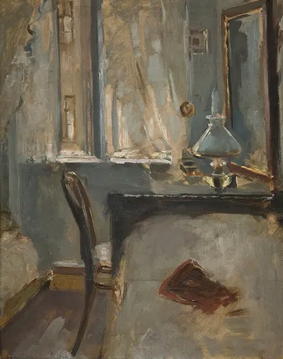 Study of the Interior of the Artist’s Studio in Krakow by Ольга Бознянская, 1896 — digital art print download