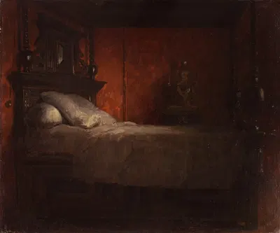 La chambre de Victor Hugo avenue d'Eylau by Дезире Франсуа Логе, 1885 — digital art print download