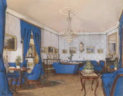 Interieur Salon by Франц Альт — digital art print download
