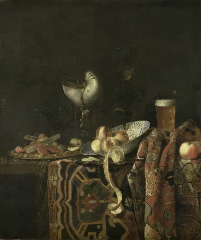 Still Life by Georg Hainz, 1666 - 1700 — digital art print download