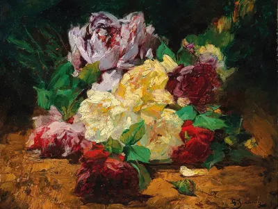 Roses II by Жорж Жаннин — digital art print download