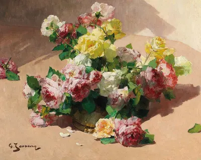 Roses by Жорж Жаннин — digital art print download