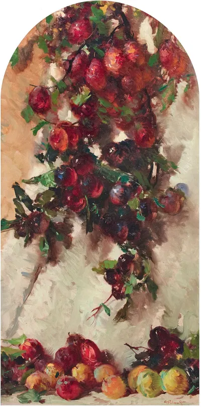 Stillleben mit Früchten by Джузеппе Палланти — digital art print download