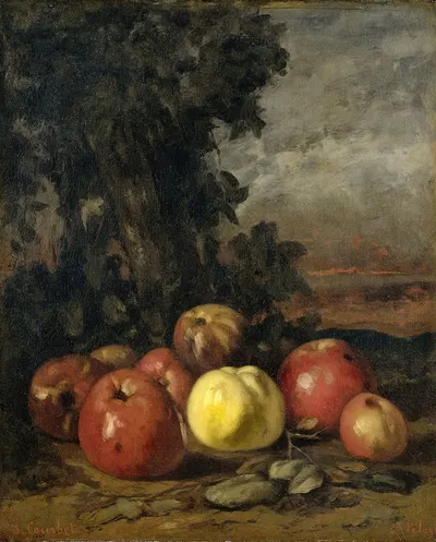 Still Life with Apples by Gustave Courbet, 1871 - 1872 — digital art print download