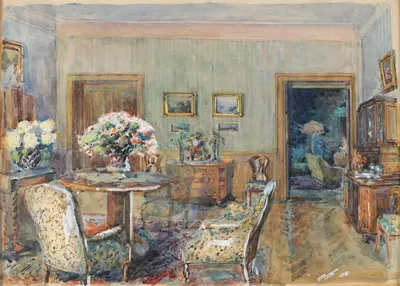 Saloninterieur by Ханс Темпл — digital art print download