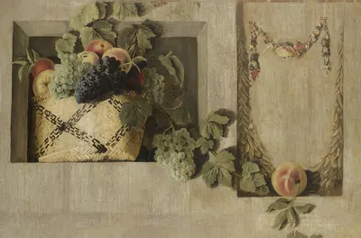 Still Life with Fruit and Flower Garlands by Якоб ван Кампен, 1645 - 1650 — digital art print download
